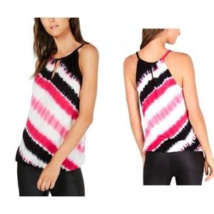 INC International Concepts Tie Dye Studded Top
